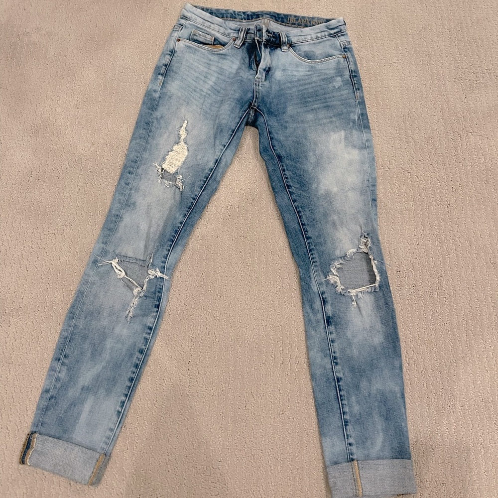 Women’s BLANK NYC destructed skinny Jean